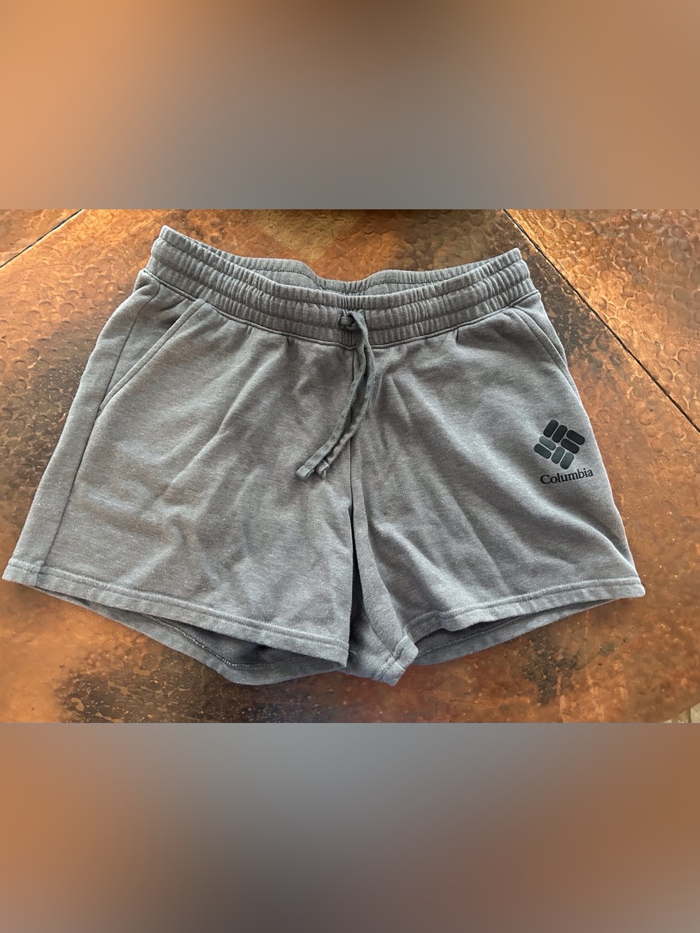 Columbia Women's Heather Gray Athletic Drawstring Shorts